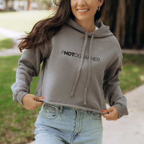 HOT Photographer Cropped Hoodie